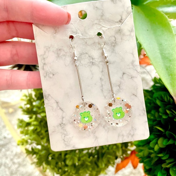 Care Bear Acrylic Dangle Earrings - Picture 2 of 4